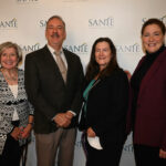 <em>left to right</em>: Candace Herzog, Richard Stone, Denise Curtis, and Christina Tunison of the PrimeLife Companies, a presenting sponsor of the 2023 Santé Mental Health Awards